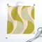 Retro Green Cream Bold Geometric 70S Groovy Earth Tones Swirls Custom Printed Fabric by Spoonflower Various Fabrics by the Yard or Fat Quarter